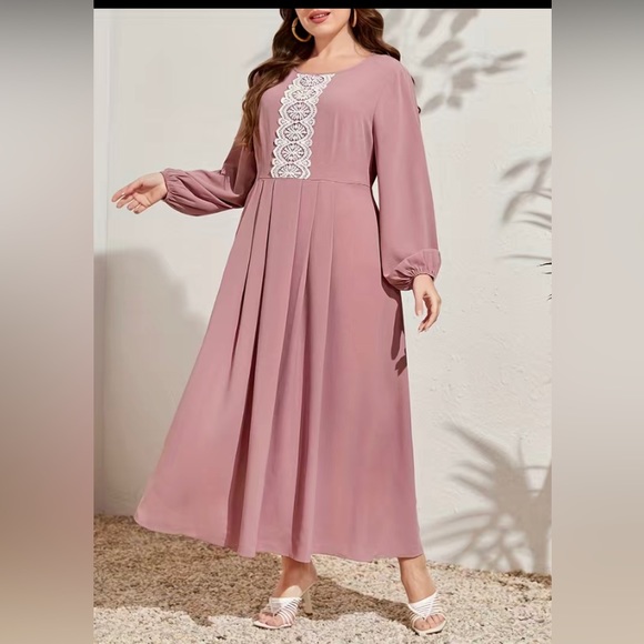 Plus Size elegant Dress Women's Maxi - Picture 3 of 5